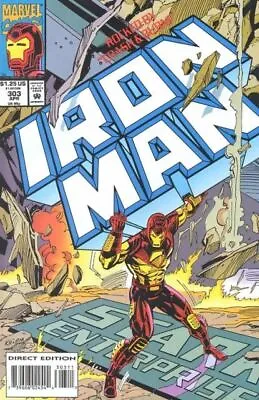 Buy Iron Man (1968) # 303 (5.0-VGF) Captain America, New Warriors 1994 • 3.60£