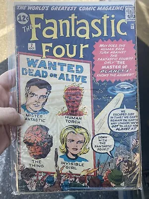 Buy Fantastic Four 7 October 1962 Very Good (Raw) First Kurgo Jack Kirby • 318.88£