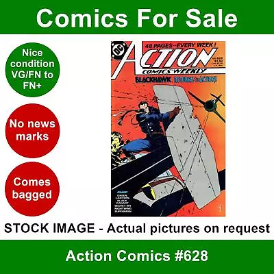 Buy DC Action Comics #628 Comic - VG/FN+ 29 November 1988 • 3.99£