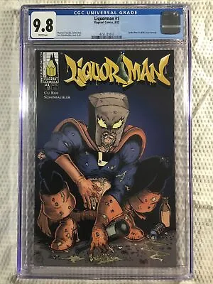 Buy Liquorman #1 CGC 9.8 1st Print Liquorman Comic Book Spider-Man McFarlane Homage • 481.48£