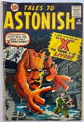 Buy Tales To Astonish #20 (1961) • 20£