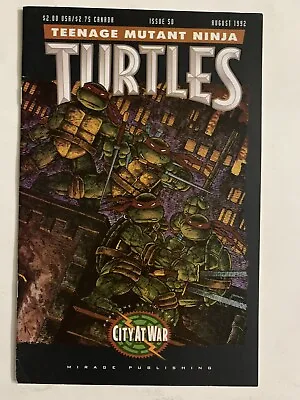 Buy Teenage Mutant Ninja Turtles Issue #50 City At War Mirage Comics TMNT 1992 FN+ • 15.80£
