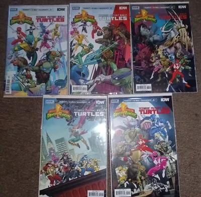 Buy Mighty Morphin Power Rangers Teenage Mutant Ninja Turtles 1-5 Complete Set BOOM • 79.06£