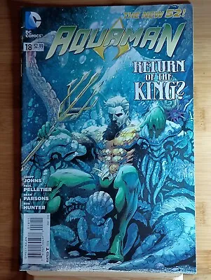 Buy 2013 DC Comics Aquaman 18 Paul Pelletier Direct Sales Cover A Variant FREE SHPNG • 5.62£