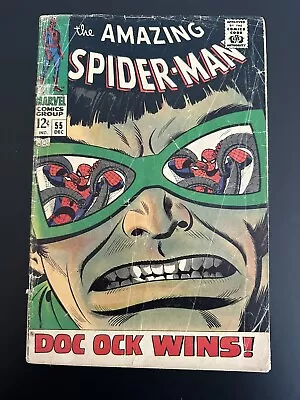 Buy Amazing Spider-Man #55 (1967) Doc Ock Cover GD • 31.18£