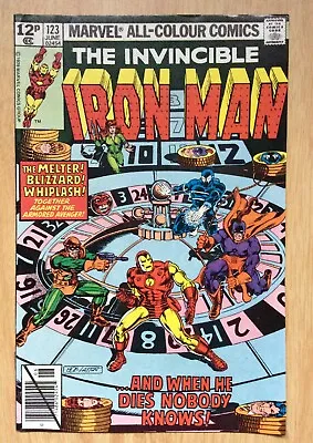 Buy Iron Man (1968) # 123 UK PRICE VARIANT VF/NM • 5.99£