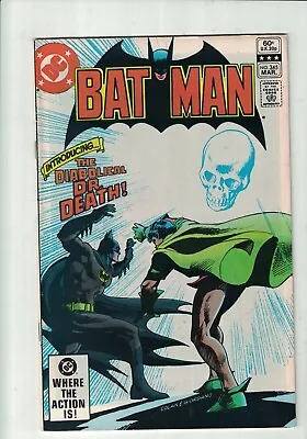 Buy DC Comics Batman No. 345 March 1982  60c USA • 9.99£