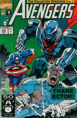 Buy AVENGERS #334 F/VF, Direct Marvel Comics 1991 Stock Image • 4.77£
