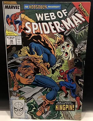 Buy Web Of Spider-Man #48 Comic , Marvel Comics 1st App Demo Goblin • 6.88£