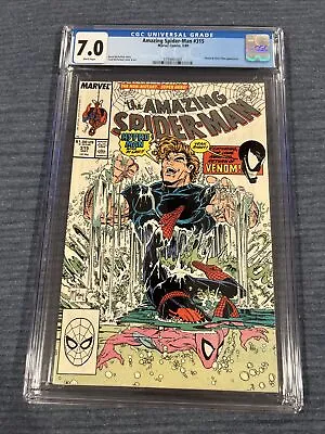 Buy Amazing Spider-Man #315 Cgc 7.0 White Pages 1st Venom Cover  (Marvel, May 1989) • 36.85£