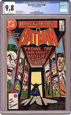 Buy Detective Comics #566 CGC 9.8 1986 4278640002 • 214.03£