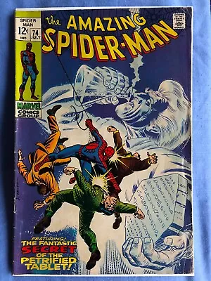 Buy Amazing Spider-Man 74 (1969) Silvermane App. Cents Version • 24.99£