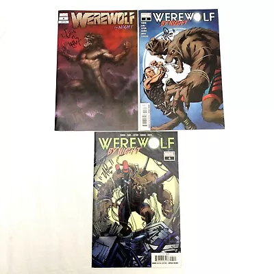 Buy Werewolf By Night #1 2 3 Variant Cover Signed By Taboo Nawasha Of Black Eye Peas • 79.94£