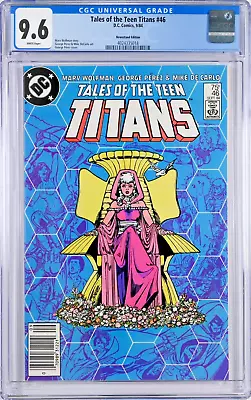 Buy Tales Of The Teen Titans #46 CGC 9.6 (Sep 1984, DC) George Perez Cover Newsstand • 37.86£