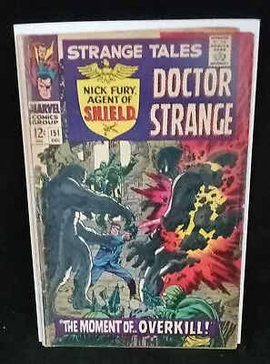 Buy Marvel Comics  Strange Tales  #151 1966 Bagged And Boarded Dr. Strange • 9.64£