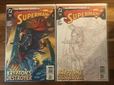 Buy Adventures Of Superman 625 1st Print + Michael Turner Sketch Cover • 19.77£