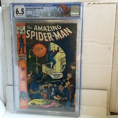 Buy Amazing Spider-Man #96 CGC 6.5 Custom Spidey Label No CCA • 118.58£