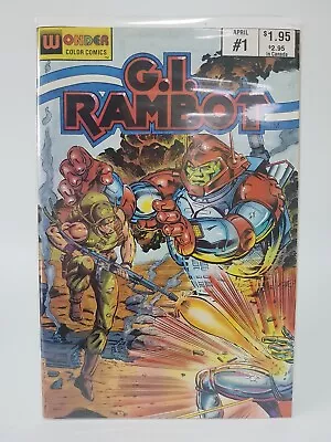 Buy G.I Rambot #1 Wonder Color Comics 1987 - Bagged & Boarded • 12£