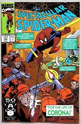 Buy Spectacular Spider-Man #177 Vol 1 - Marvel Comics - Kurt Busiek - Sal Buscema • 4.95£