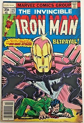 Buy Invincible Iron Man#115 Fn/vf 1978 Marvel Bronze Age Comics • 7.73£