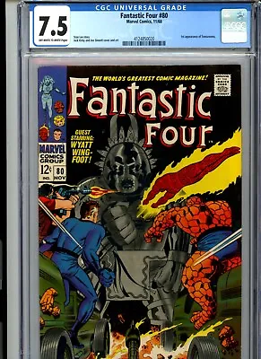 Buy CGC 7.5 Fantastic Four #80 1st Appearance Of Tomazooma • 110.69£