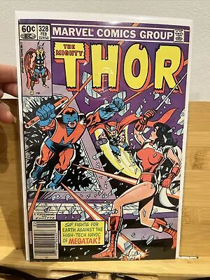 Buy The Mighty Thor #328 | Marvel 1983 | Megatak | Doug Moench | 1st App Of MEGATAK • 5£