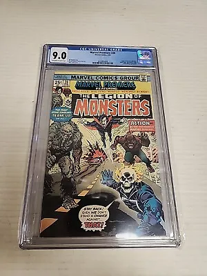 Buy 1976 Marvel Comics Marvel Premiere 28 CGC 9.0 OW-WP 1st Legion Of Monsters • 237.08£