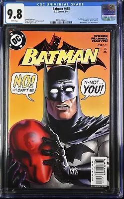Buy Batman #638 (2005, DC) CGC 9.8! 💥 Red Hood REVEALED! 💥 • 97.30£