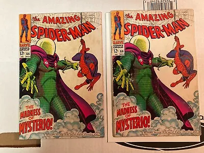 Buy Amazing Spider-Man #66 X2! Mysterio - See Pics! • 118.95£