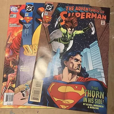 Buy Adventures Of Superman 521 522 666 ~ Nice Shape! Nic Cage Hair! Simonson Busiek • 3.96£