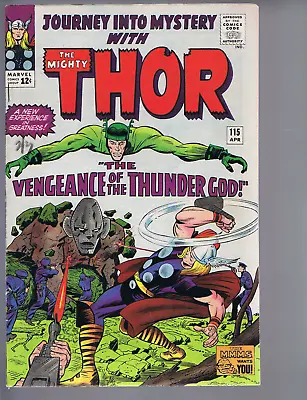 Buy Journey Into Mystery #115 Marvel 1965 '' The Vengeance Of The Thunder God ! '' • 95.16£