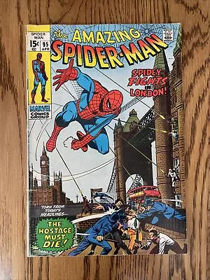 Buy Amazing Spider-Man #95 (Marvel 1971) Stan Lee! John Romita Sr.! Gwen Stacy • 32.16£