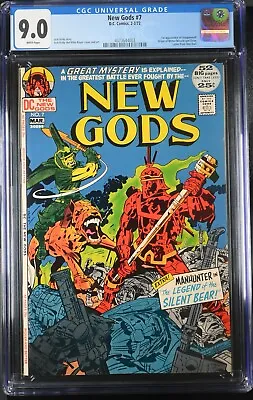 Buy New Gods #7 Cgc 9.0 W High Grade Bronze Age Dc (1972) Key 1st Appearance • 137.96£