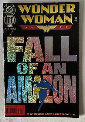 Buy Centennial Issue 100 1995 WONDER WOMAN DC Comics FALL OF AN AMAZON Holograpic • 8.45£