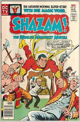 Buy Shazam! #27  Captain Marvel & Kid Eternity Vs Dr. Sivana!   1977 VF+ DC Comic! • 11.88£