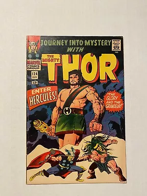 Buy Journey Into Mystery #124 Fn/vf 7.0 2nd Appearance Of Hercules Jack Kirby Art • 237.47£