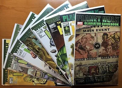 Buy INCREDIBLE HULK 105-111 World War & Planet Hulk Gladiator Guidebook -Marvel 2007 • 20.08£