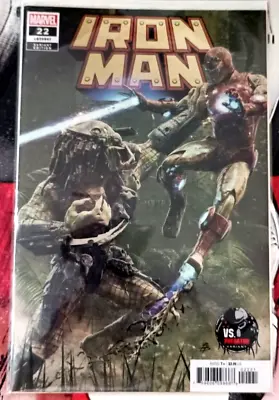 Buy Iron Man #22 Rare Barends  Predator Variant - Marvel  New Unread! • 5.99£