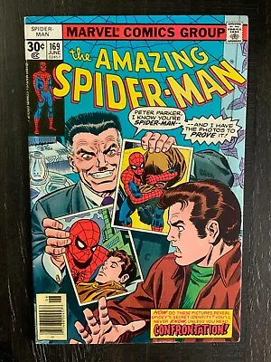 Buy Amazing Spider-Man #169 FN/VF Bronze Age Comic Featuring J Jonah Jameson! • 7.94£