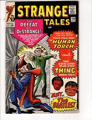 Buy Strange Tales #130 (1965) (this Book Has Minor Restoration See Description) • 34.52£