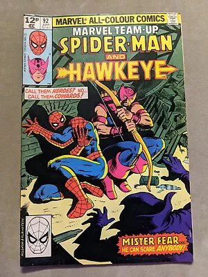 Buy Marvel Team-Up #92, Marvel Comics, Spiderman, 1980, FREE UK POSTAGE • 6.99£