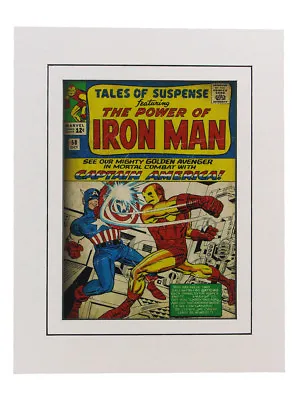 Buy Tales Of Suspense #58 Cover Art Print Matted Jack Kirby Iron Man Marvel Comics • 23.67£