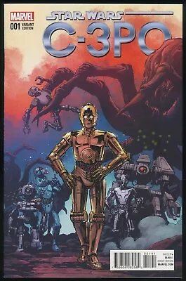 Buy Star Wars Special C-3PO Reilly Brown Ltd 1 For 25 RI Variant Comic Force Awakens • 39.83£