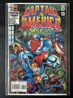 Buy Marvel Comics Captain America #434 1994 Modern Age First Appearance Jack Flag • 6.39£