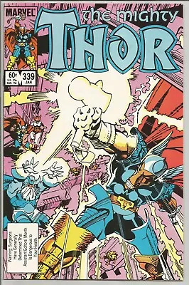 Buy Mighty THOR #339 (1984, Marvel/Direct) NM+ Beta Ray Bill-appears FREE Shipping! • 20.10£