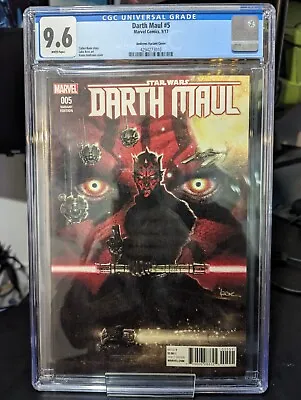 Buy Star Wars Darth Maul #5 1:25 Kaare Andrews 2017 CGC 9.6 White Pages • 50£