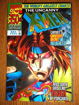 Buy Uncanny X-men #350 Prism Foil Wraparound Cover Gambit Trial Key 1st Print Marvel • 31.74£