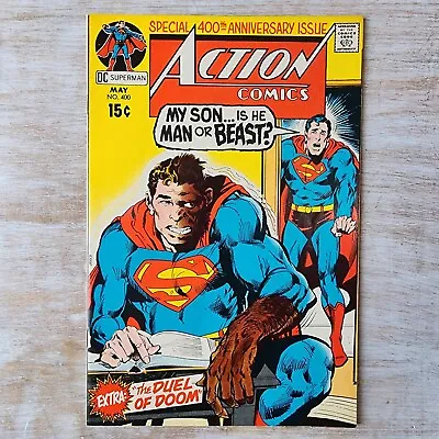 Buy Action Comics 400, Iconic Neal Adams Cover Anniversary Issue Graded Raw 8.0 VF • 31.78£