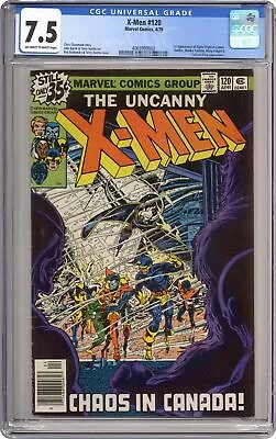 Buy Uncanny X-Men #120 CGC 7.5 1979 4065999003 1st App. Alpha Flight (cameo) • 187.89£