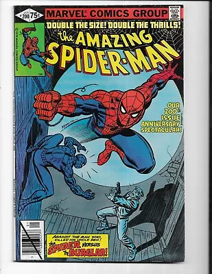 Buy Amazing Spider-man 200 - F/vf 7.0 - Burglar - Dutch Mallone - Aunt May (1980) • 25.34£